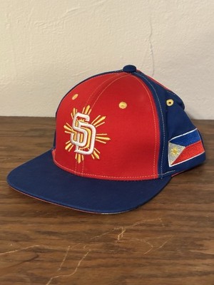 RARE 2017 SAN DIEGO PADRES FILIPINO HERITAGE THEME BASEBALL SNAPBACK CAP