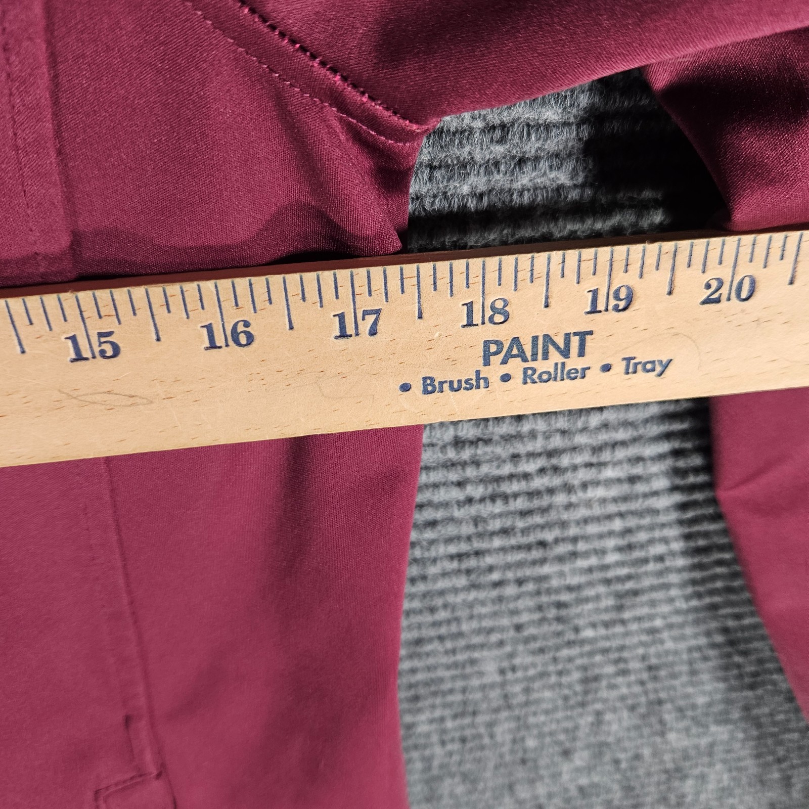 Lands End Women's Windbreaker Jacket Size XL 16 Purple Pink Fleece Lined Pockets thumbnail 6