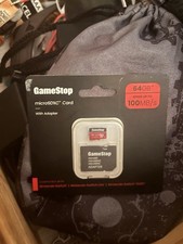 64GB Micro SD Card with Adapter  Fast Transfer Speeds  For Switch or Steamdeck