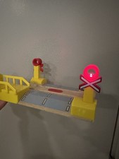 BRIO Sweden Railroad Crossing With Sound compatible with Thomas the Train Set