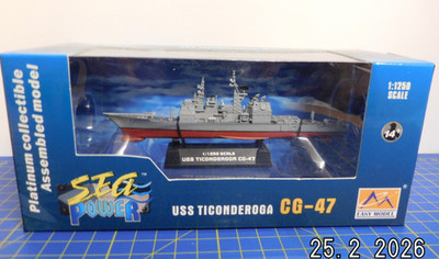Die Cast DeAgostini 1:1250 Kriegsschiffe: USS Ticonderoga CG-47  OVP
