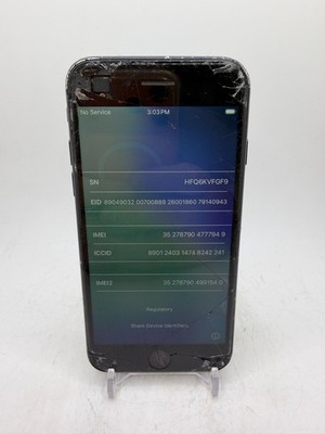 Apple iPhone SE 3rd Gen. - Midnight - 64GB - as-is for salvage/parts/disassembly