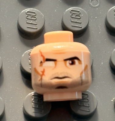 LEGO Star Wars Minifigures Figures WolfPack Clone Commander Wolffe 7964 Head
