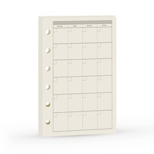 Recharge A7 pour agenda Filofax, 11 styles au choix, 6 trous/100 g/m², 12 x 8...