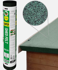 IKO Super Shed Felt | Green 8m x 1m | Garden Roofing Felt Bitumen Roof Sheet