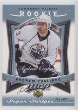 2007-08 Upper Deck MVP Rookie Super Scripts 1/25 Andrew Cogliano #363 0c3