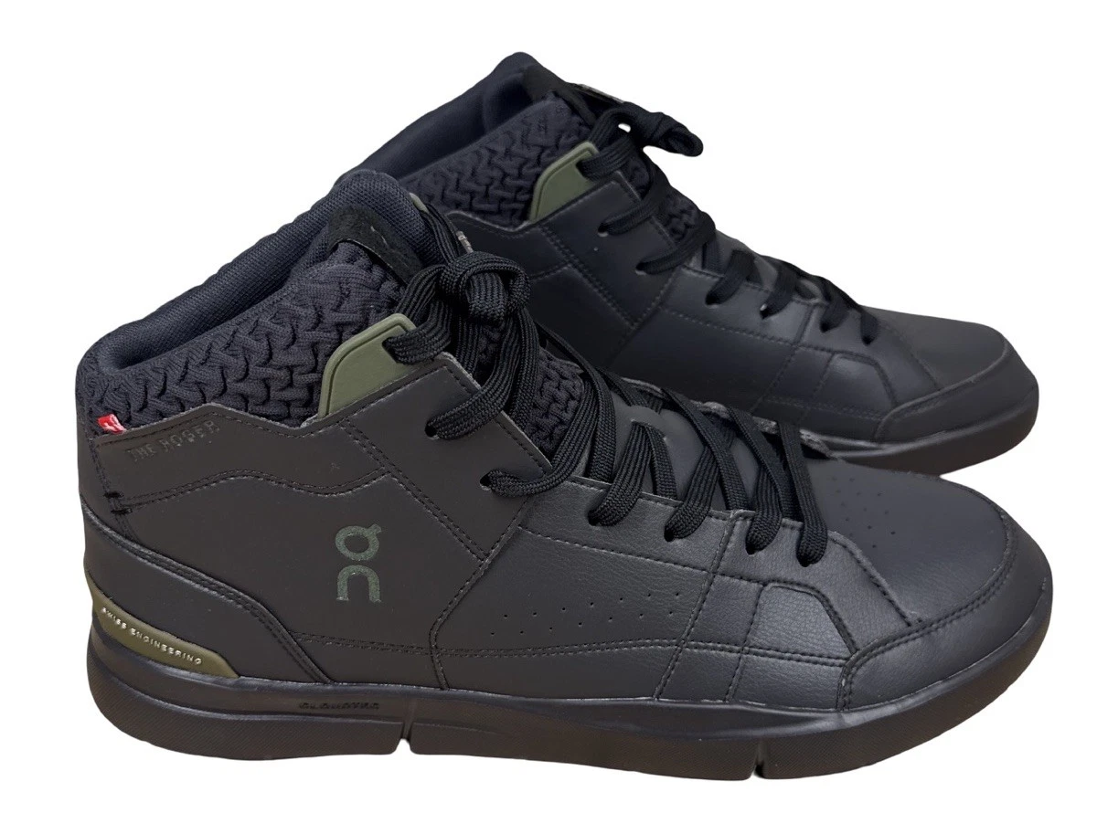On Running The Roger Clubhouse Sensa Black Camo Men\'s Size 8.5 Mid Sneakers NEW ON Running THE ROGER Clubhouse Sensa | 3MD11611176 | AFEW STORE main image 4