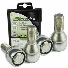 Felgenschloss Kegelbund 60° M12x1,25 22mm für Peugeot 1007 106 I 106 II 205 I Ca