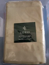 Lauren Ralph Lauren Estate Sateen 370 TC 2 King Pillowcases Tuilleries Yellow