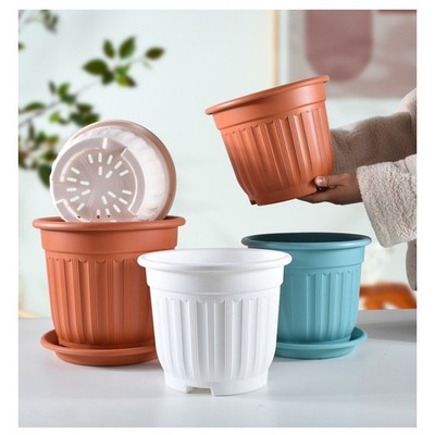 Zweiteiliges Resin Set mit Tablett für Indoor Garten für DEKO 20,5x13x18cm Größe