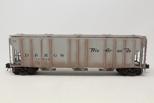 Tolva cubierta lateral baja Atlas 6387-2 escala O 3 bahías Rio Grande D&RGW resistente a la intemperie | Condition: Used