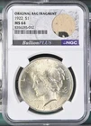 1922 Peace Dollar BullionPLUS NGC MS-64 Bag Fragment With Lettering!!! 🤩RARE😍
