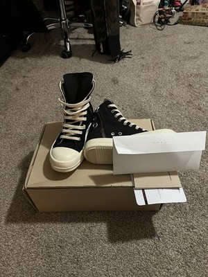 Black and white Rick Owens DRKSHDW