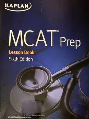 Kaplan MCAT Prep Lesson Book - 6th Edition