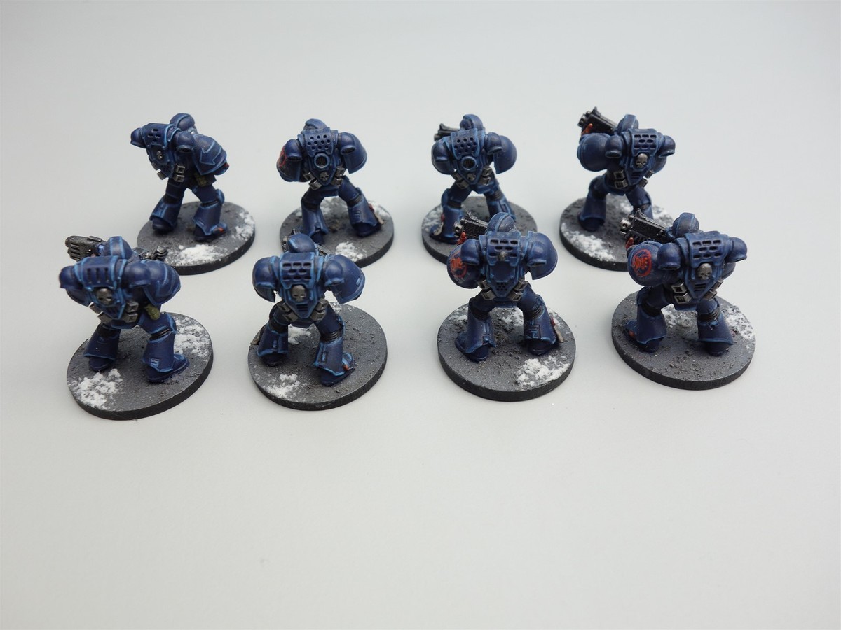 Warhammer 40K Space Marines - Tactical Squad (painted) | eBay
