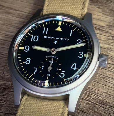 MWC Military Watch Auto 36mm Small Seconds Vintage Field Watch