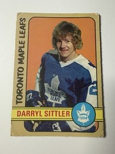 1972-73 OPC DARRYL SITTLER # 188 MAPLE LEAFS