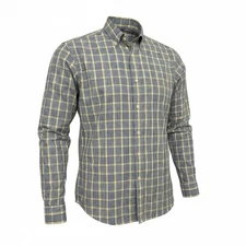 Ryan Seacrest Distinction Men’s Plaid Shirt XL Classic Yellow/Blue. Office