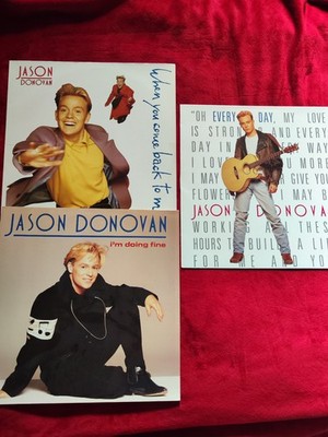 Maxi-Single-Set  Jason Donovan 3-tlg.-Electronic/Pop Musik  (sehr gut) SP 8
