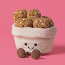 Genuine Jellycat Amuseables Scrump de Chouquettes France Exclusive BNWT