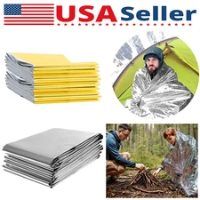 1PC Emergency Blanket Tent Survival Mylar Thermal Safety Insulating Heat Camping
