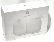 Google Nest Wifi Pro Wi-Fi 6E Router Mesh System - Snow (2-Pack)  New-Sealed 