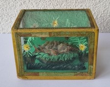 Sch&ouml;nes altes verglastes Fatschenkind / Fatschenkindl S&uuml;ddeutsch Allg&auml;u um 1870