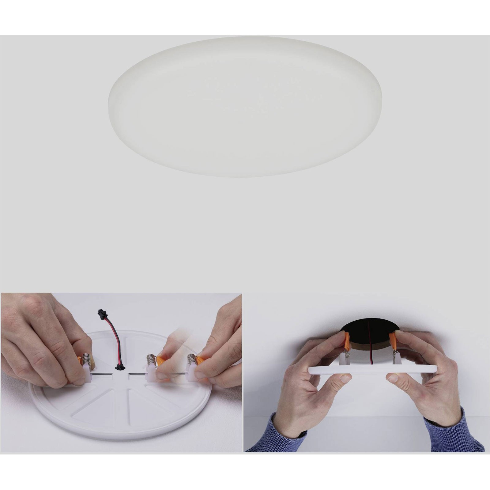 Paulmann Veluna VariFit LED Recessed Light 10W Satin Frameless