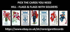 HILL - FLAGS & FLAGS WITH SOLDIERS - PICK THE CARDS YOU NEED