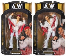 AEW Unrivaled Series 1B Matt & Nick Jackson Young Bucks Wrestling Figures Set