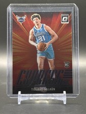 2024-25 Donruss Optic Basketball Purple Holo Express Lane Tidjane Salaun #8 RC