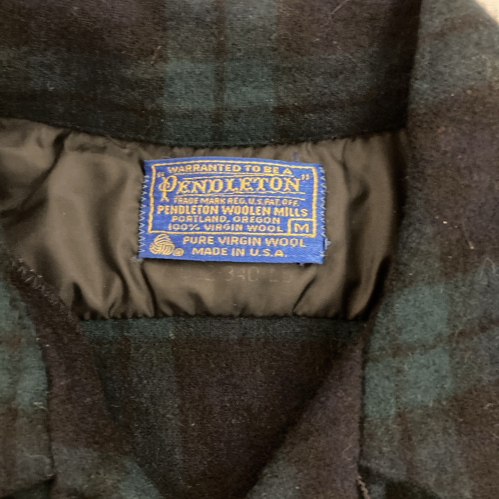 Pendleton Men’s Medium Wool Button Up Flannel Shi… - image 4