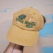 Plant Mama Dad Hat Adams Cool Crown NWT Leather Strap Very Fine Stitch Austin TX