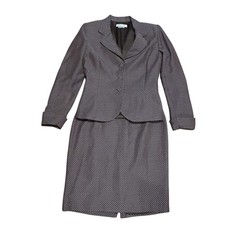 Kay Unger Silk Blend 2 Piece Suit Skirt Jacke...