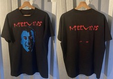 Vintage 1990 The Melvins Dracula Christopher Lee Band Tee Rare BT2422