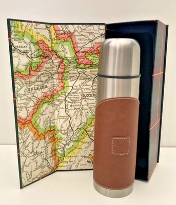 Lyle & Scott Edelstahl Kaffeekanne braun