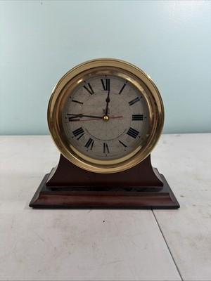 Vintage Makers to the Admiralty Round Nautical Ships Captain Clock ge4