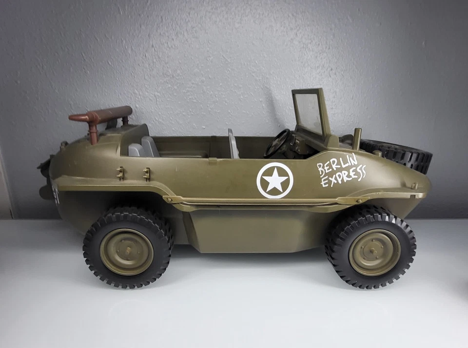GI JOE JUGUETES DEL SIGLO 21 - WW#2, VAGÓN FLOTANTE ALEMÁN, COCHE ANFIBIO, ESCALA: 1/6 Foto 3 de 4