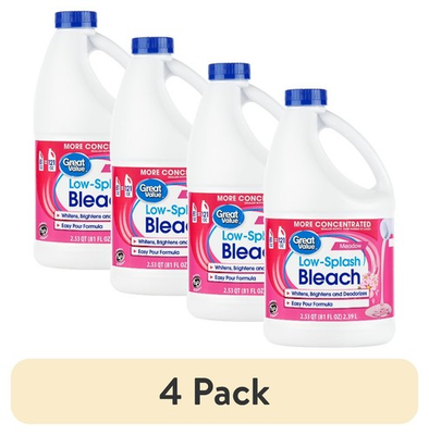 #ad #ad 4 pack Great Value Low Splash Bleach Meadow Scent 81 fl oz $21.46