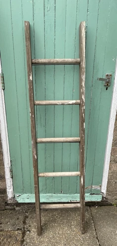 Old Vintage Wooden Step Ladder 