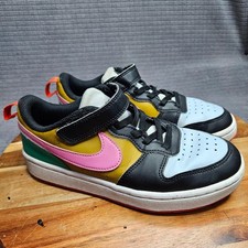 Nike Court Borough Low Recraft Sneakers Unisex Kids 2Y Multi Color with Strap