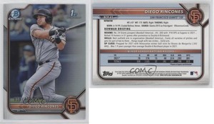 2022 Bowman Chrome Prospects Refractor /499 Diego Rincones #BCP-65