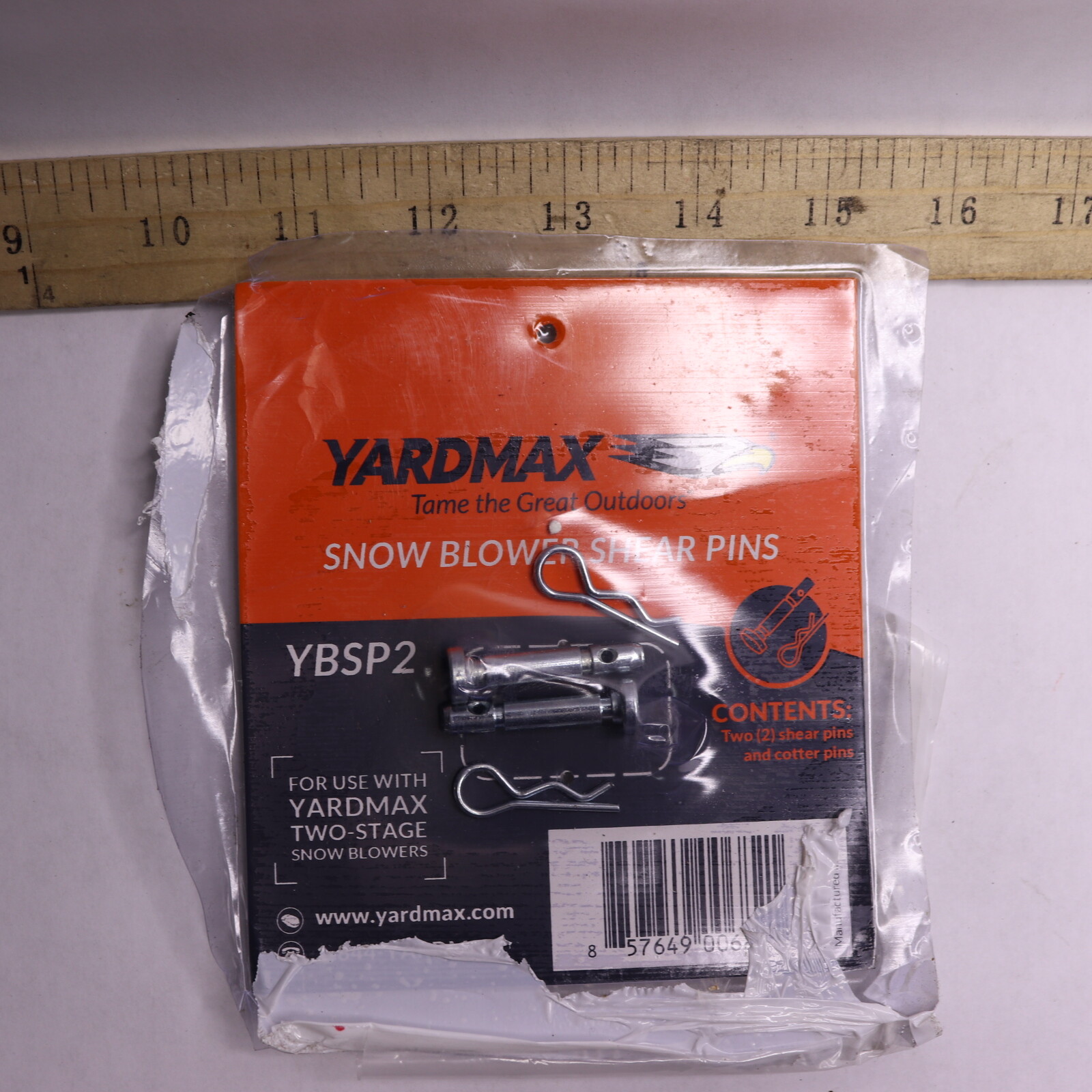 Yardmax Shear Pins and Cotter Pins YBSP2 eBay