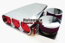 Aluminum Street Rod Air Hood Scoop Bug Catcher Blower Washable HotRod Chevy Ford