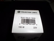 GE DLS / DLG / DHX 150W 22V Projection Lamp