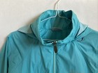 Women's Columbia Wind Breaker Rain Jacket with Hood Size Medium Aqua *preowned* — photo 3