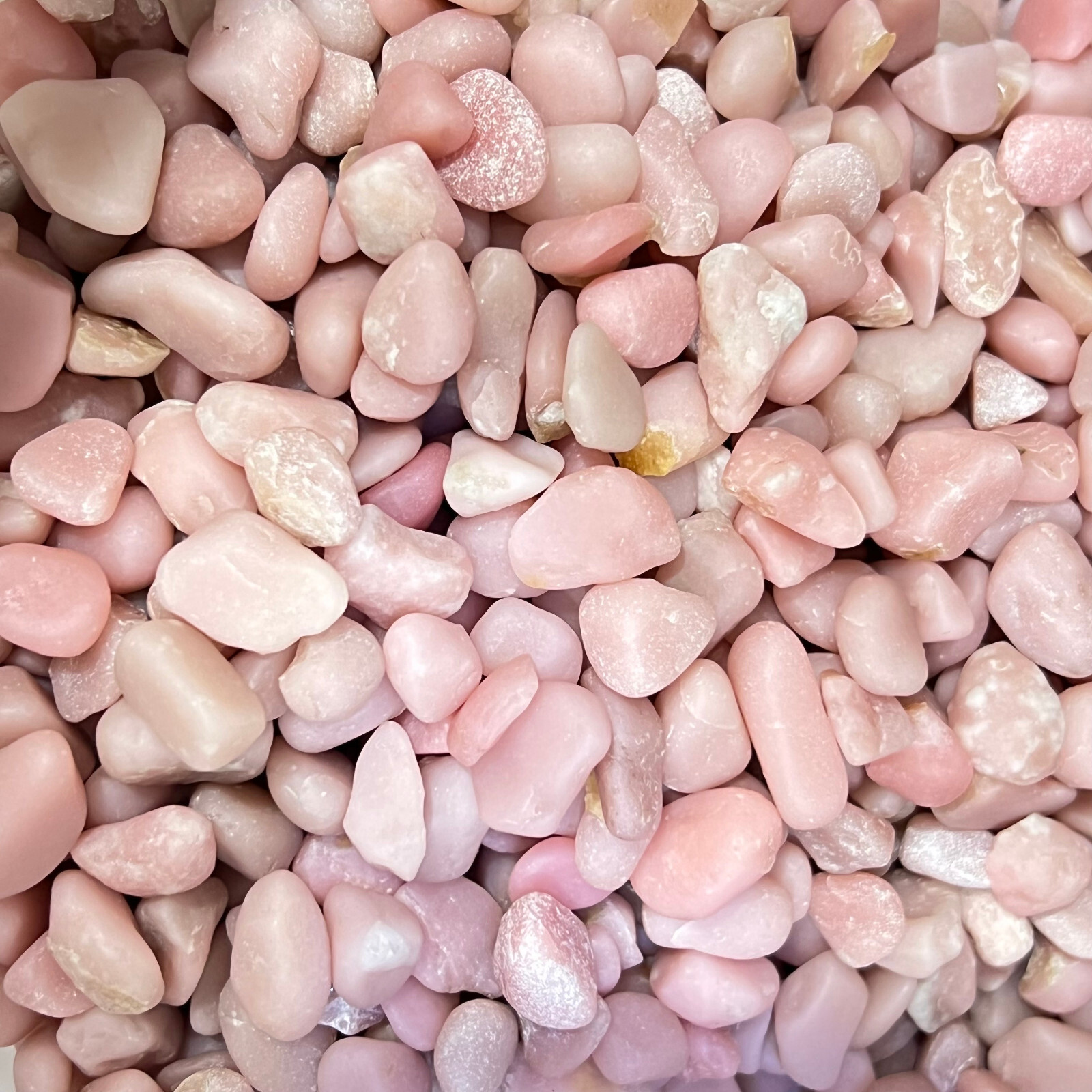 100g Bulk Polished Pink Australian Stone Crystal for Healing and Decor