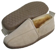 Ciabatta's Ciabatta Uomo (TG. 9M) Roma Ciabatta Pelle Camosciata Foderata Shearling (Sabbia) 