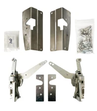 Trique Bolt-In Bear Claw Door Latches Kit For 1940-1947 Ford Truck Stock Handles