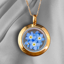 Rosegold Vergoldetes Medaillon